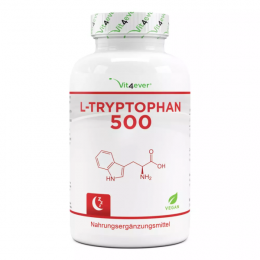 Vit4ever L-Tryptophan 500mg, 300 Kapseln