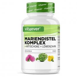 Vit4ever Mariendistel Artischocken L?wenzahn Komplex 240 Kapseln