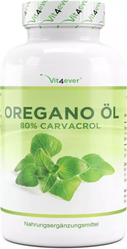 Vit4ever Oregano Öl, 120 Kapseln