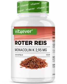 Vit4ever Roter Reis Extrakt, 240 Kapseln Angebot kostenlos vergleichen bei topsport24.com.