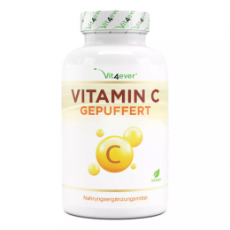 Vit4ever Vitamin C Gepuffert, 365 Kapseln