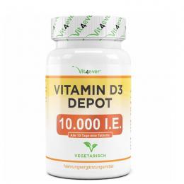 Vit4ever Vitamin D3 Depot 10.000 I.E. 365 Tabletten