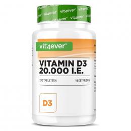 Vit4ever Vitamin D3 Depot 20.000 I.E. 240 Tabletten