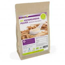 Vita2You Bio Ashwagandha Pulver 500g - indischer Ginseng im Zippbeutel - Prem...