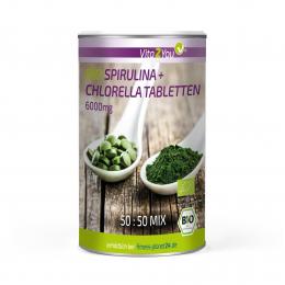 Vita2You Bio Spirulina + Chlorella Tabletten 500 Tabletten - �kologischer Anb...