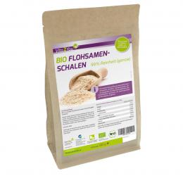 Vita2You Flohsamenschalen BIO - 99% Reinheit - 500g oder 200g - indische Floh...