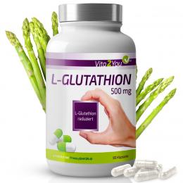 Vita2You L-Glutathion 500mg - 90 Kapseln - reduziert und bioaktiv - hochdosie... Angebot kostenlos vergleichen bei topsport24.com.