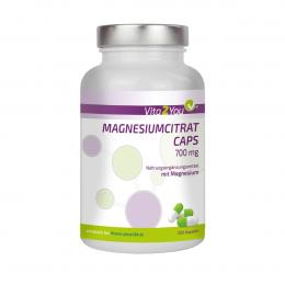 Vita2You Magnesiumcitrat Caps 200 Kapseln - 700mg Magnesiumdicitrat - Premium...