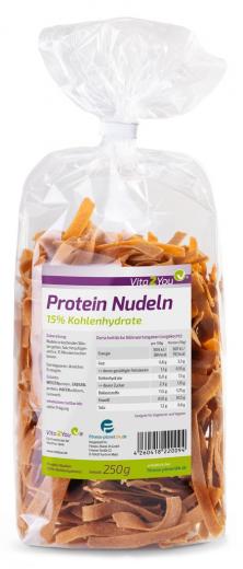 Vita2You Protein Nudeln 250g - Neue Rezeptur - 61% Eiweiss - Nur 15% Kohlenhy...