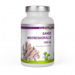 Vita2You Sango Meereskoralle 1100mg - 180 Kapseln - Natürliches Kalzium und M...