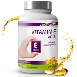 Vita2You Vitamin E 400 IE - 240 Softgel Kapseln - Hochdosiert