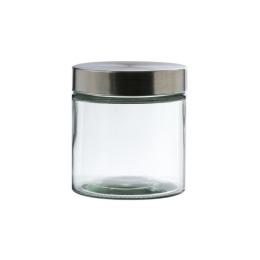 Vorratsdose S - Vorratsglas mit Edelstahldeckel - 0,85 Liter - D: 1...