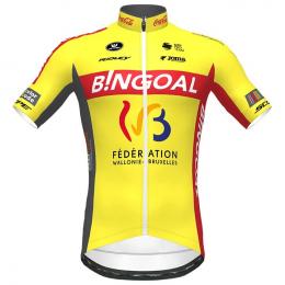 WALLONIE BRUXELLES 2020 Kurzarmtrikot, für Herren, Größe S, Radtrikot, Fahrradbe