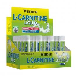 Weider L-Carnitine Liquid 20x25ml Citrus