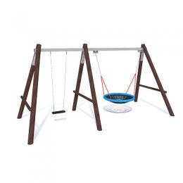 Westfalia Schaukelanlage mit Vogelnest