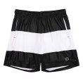 White Stripe Mesh Shorts