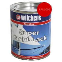 Wilckens Super Yachtlack feuerrot RAL 3000 750 ml