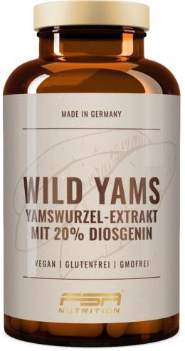 Wild Yams - Yamswurzel Extrakt, 20% Diosgenin - 180 Kapseln - FSA Nutrition