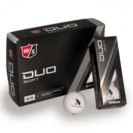 Wilson Staff Duo Soft 2.5 Golf-Ball weiss | 12 Bälle Logo Hohmann Golf