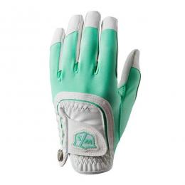 Wilson Staff Fit All Golf-Handschuh Damen LH Mint-White one size