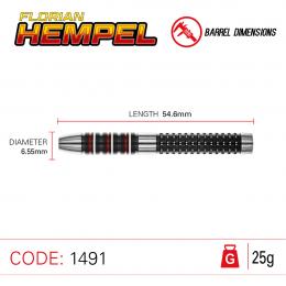 Winmau Florian Hempel Steeldarts 90% 25g