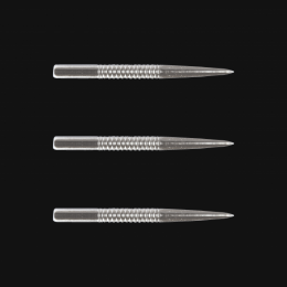 Winmau Geringte Steelspitzen 32mm Silber