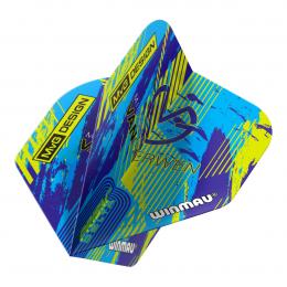 Winmau Prism Delta MVG Blue & Green Flights No.2