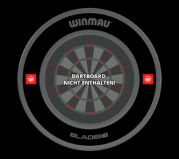 Winmau Pro-Line 1.0 Dartboard Surround - Schwarz