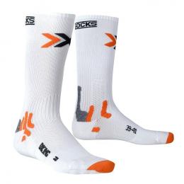 X-SOCKS Bike Mid Energizer weiß Radsocken, für Herren, Größe S, Fahrradstrümpfe,
