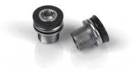 XLC Kurbelschraubenset (Paar) SILBER/SCHWARZ