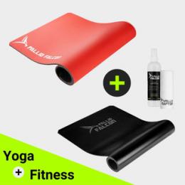 Yoga + Fitness Set - rot