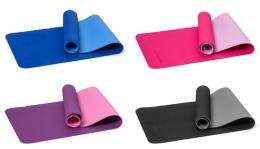 Yogamatte (183x62x0,6 cm) - 4 Farben