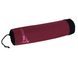 Yogistar Yogatasche Yogibag Basic Baumwolle Art Collection Bordeaux-Schwarz