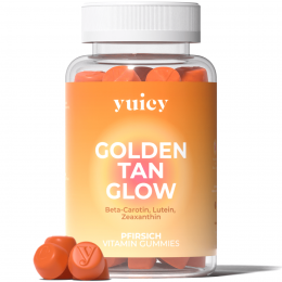 yuicy Tan Glow - Hochdosierter Carotene Fruchtgummies - Für einen tiefen lang...
